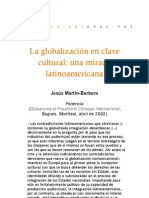 La Globalización en Clave Cultural. Una Mirada Latinoamericana