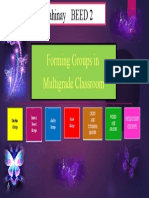 Multigrade Classroom Forming Groups