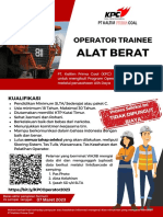 Operator Training Alat Berat 2023