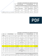 Date Sheet (MST-I)