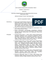 PERDA Kab Haltim No 1 THN 2013 TTG PEDOMAN PEMBENTUKAN DAN MEKANISME PENYUSUNAN PERATURAN DESA