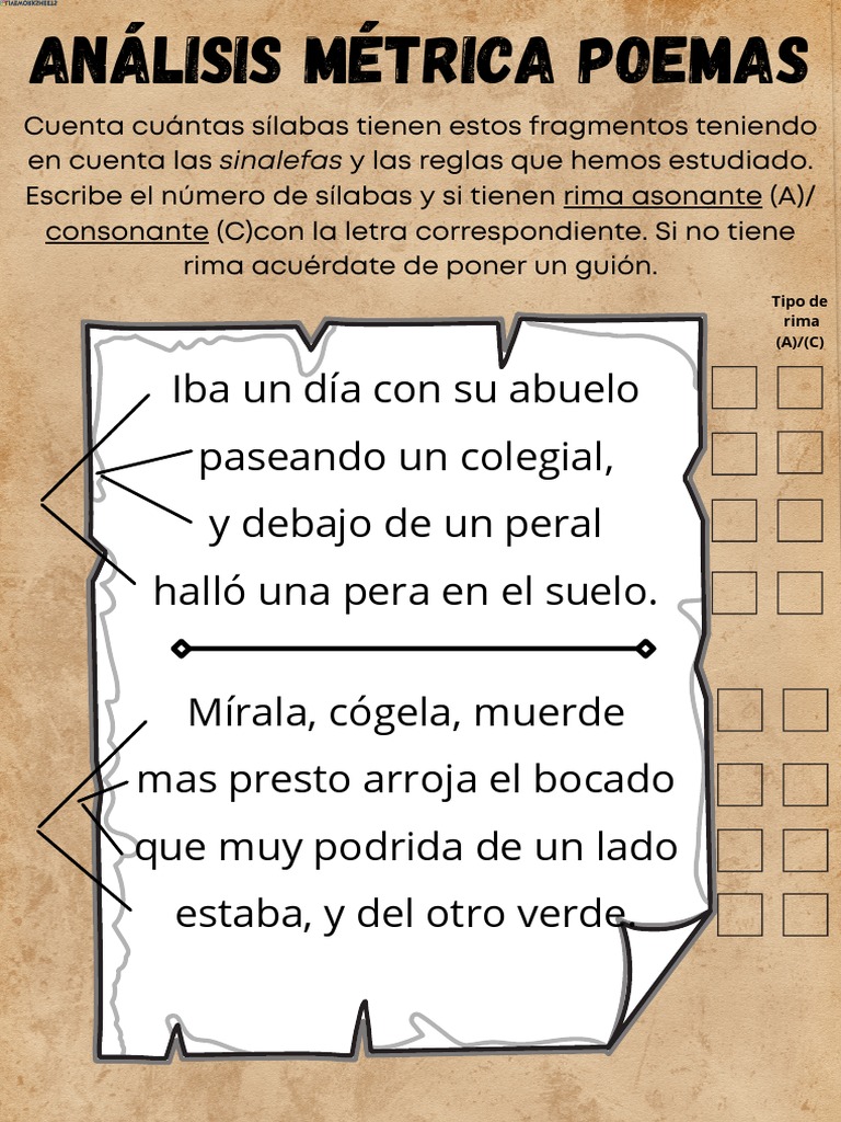 Análisis de rima en 