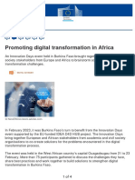 CORDIS - Article - 443031 Promoting Digital Transformation in Africa - en