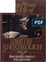 Dmitri Sollertinsky - Pages From The Life of Dmitri Shostakovich - Harcourt Brace Jovanovich (1980)