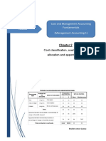 Cost and Management Accounting Fundamentals Chapter 2