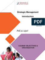 Strategic Management: Franck D. NASSIRI 2022-2023