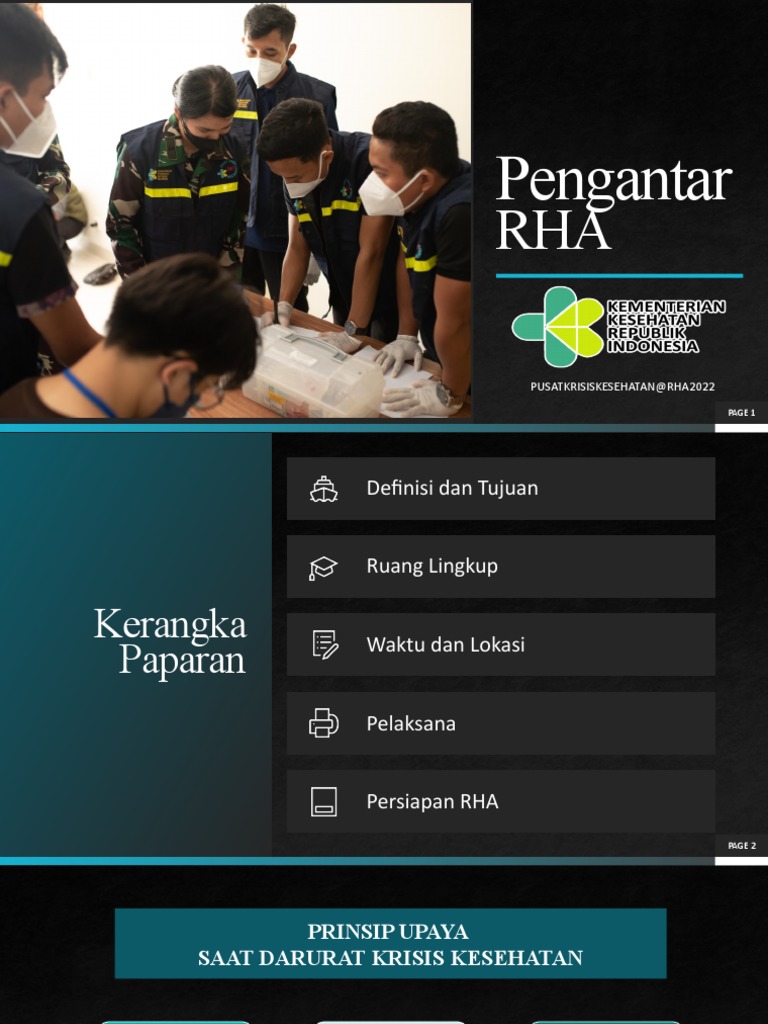 Tim RHA dan Rapid Health Assessment | PDF