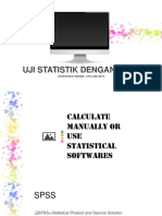 UJI STATISTIK DENGAN SPSS