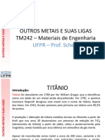 Metais e Ligas de Titânio