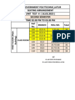 Seating Chart of MPSC