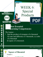 Q2 Week6 Special-Products