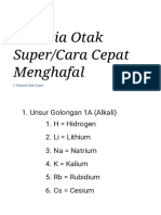 Rahasia Otak Super - Cara Cepat Menghafal - Wikibuku Bahasa Indonesia