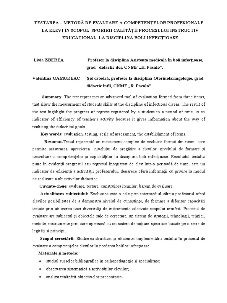 Articol Testare | PDF