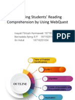 The Effect of WebQuest in Improving Reading Comprehension