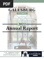 City of Galesburg Annual Report 2022