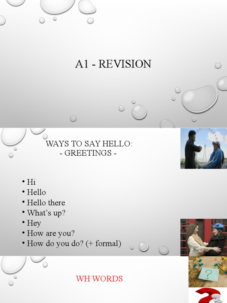 A1 - Class 1 | PDF