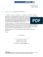 Carta para Patrocinio 1