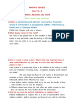 Gender, Religion and Caste PDF