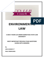 Environmental Law Notes KSLU Grand Final