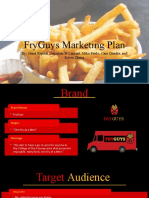 Fryguys - Marketing Plan - Oniel Jonathan Mike Cam Kevin