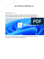 How to Disable Windows Defender in Windows 11.docx