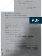 Unit 3 (Searching and Sorting) PDF