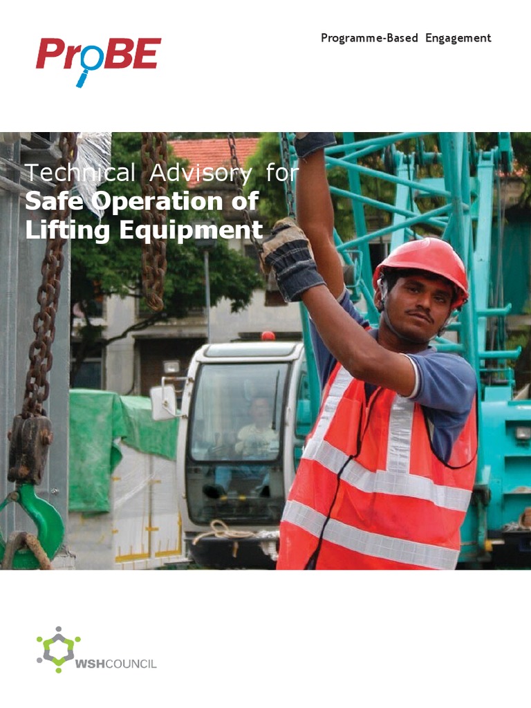 Safe Operation of Lifting Equipment PDF Crane (Machine