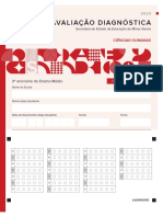 Avaliação Diagnóstica de Ciências Humanas Do 3° Ano Do Ensino Médio