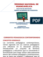 CORRIENTES PEDAGOGICAS CONTEMPORANEAs