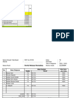 Nilai Rapor TK 2022 - 2023