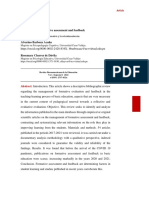 La Gestión de La Evaluación Formativa y La Retroalimentación