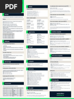 Excel Basics Cheat Sheet: Operators