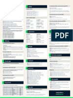 Excel Basics Cheat Sheet: Operators