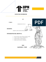 EF - La Disposición Unilateral de Bienes Sociales y El VIII Pleno Casatorio - Vallejos Paredes Mariana Magnolia Grupo 01