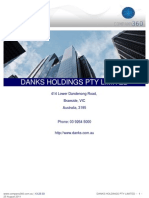 Danks Holdings Financial Insight