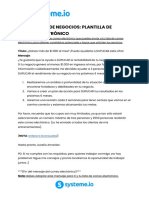 Entrenador de Negocios Plantilla de Correo Electronico