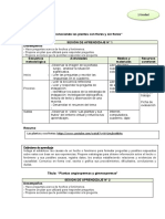 Ciencia y Tecnología - Sesiones de Aprendizaje - 1 Bimestre