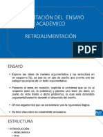 Sustentación Del Ensayo Academico