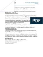 Prueba de Estequiometría PDF