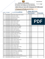 Admitido 12+1 (IFP de Tete)