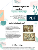 Universidad Vizcaya de Las Americas: Civilización Griega