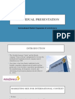 Individual Presentation: International Market Expansion of Astrazeneca