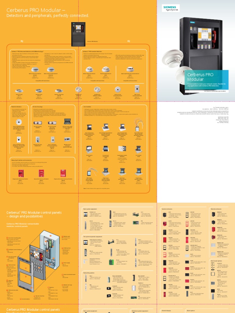 Cerberus Pro Modular Planning Poster 153 SBT 515 | PDF | Sensor ...