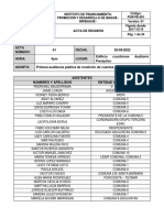 FOR PE 001 Acta 1era Rendicion de Cuentas