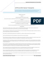 Decreto 1079 de 2015 Sector Transporte PDF