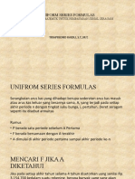 Uniform Series Formulas
