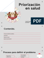 Priorizacion en Salud