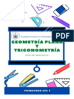 Guía Metodológica - Geometría Plana y Trigonometría - 22-23-Con Titulo 2023 PDF