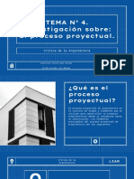 TEMA #4. Investigación Sobre El Proceso Proyectual Arquitectónico