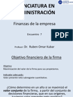 Clase FINANZAS EVA Teoria y Practica